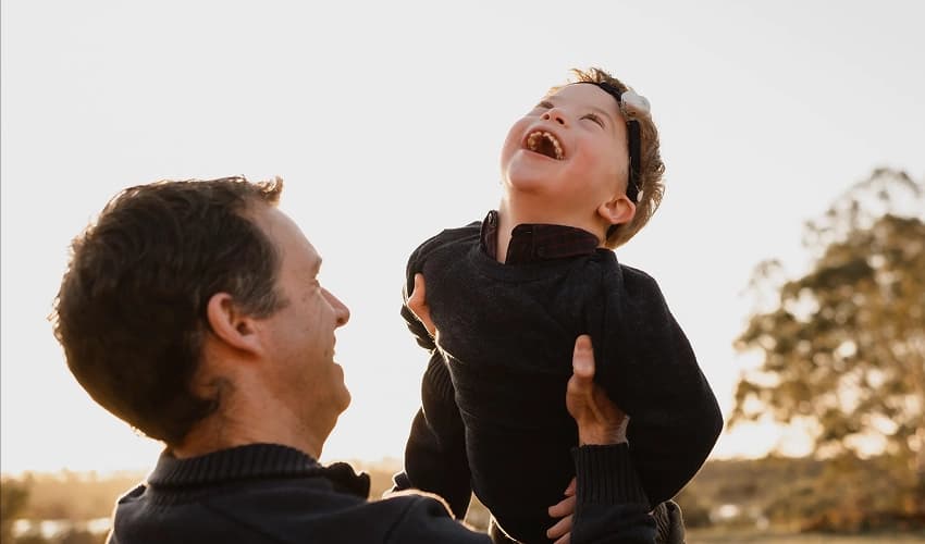 Father and child