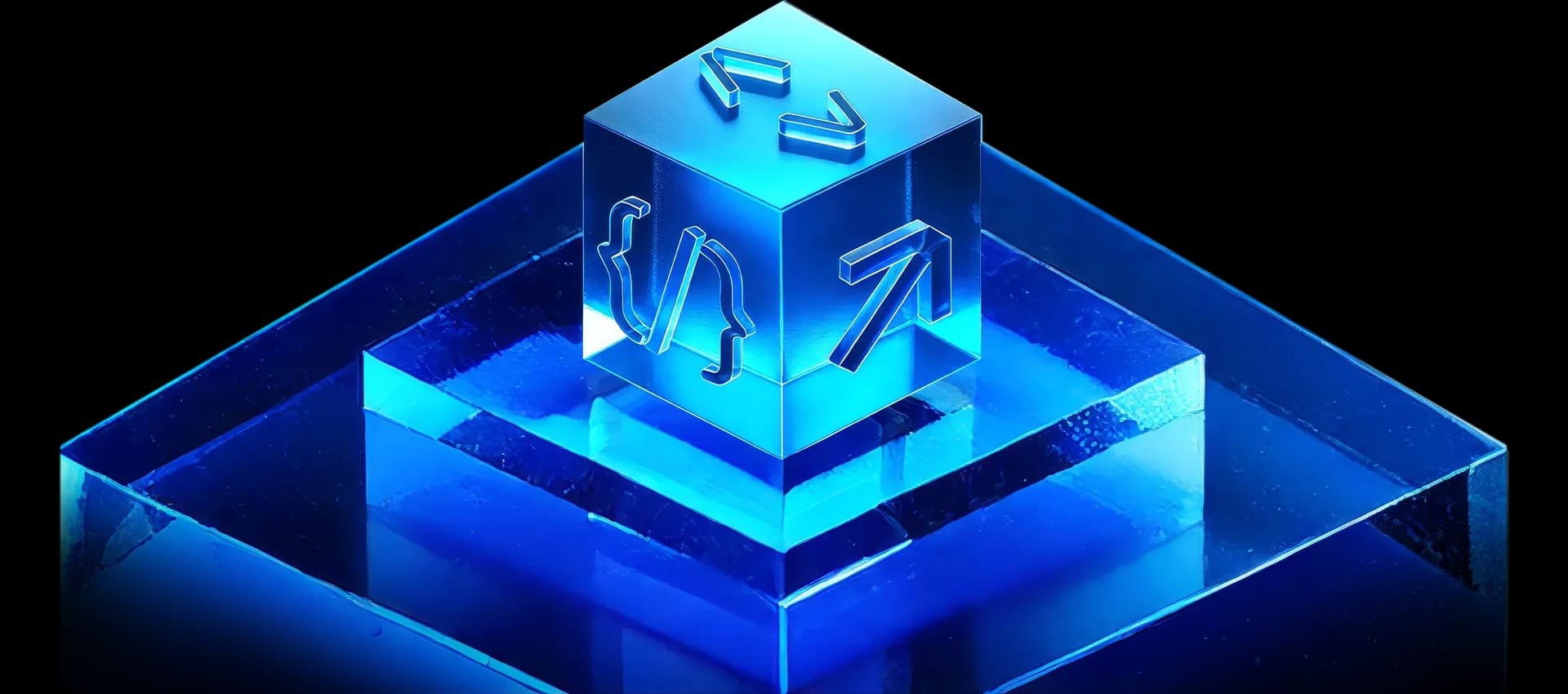 Blue 3D Glass