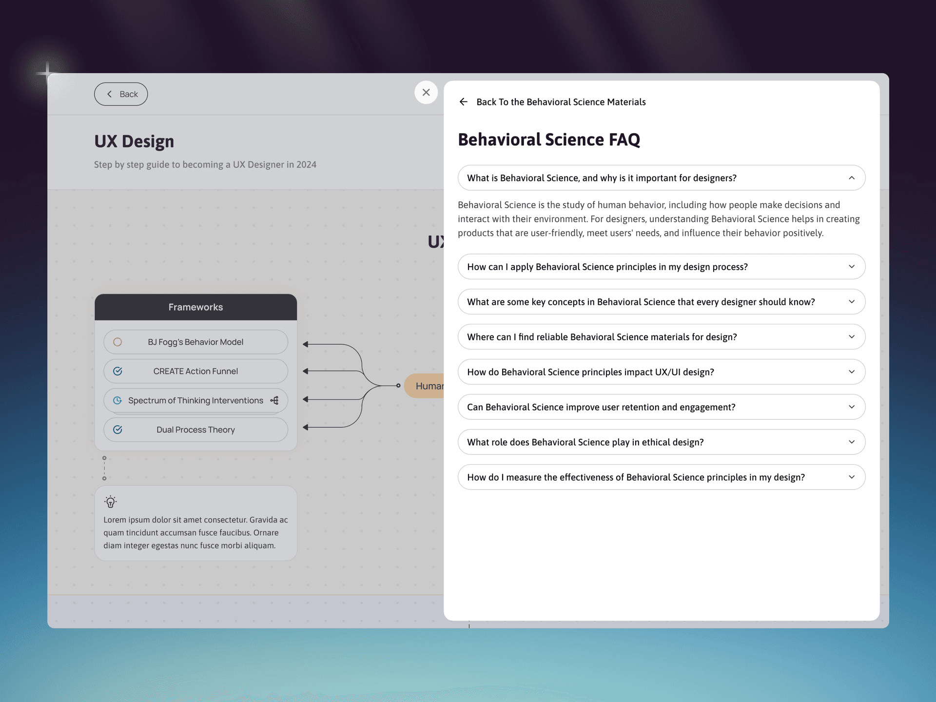 UX for complex content