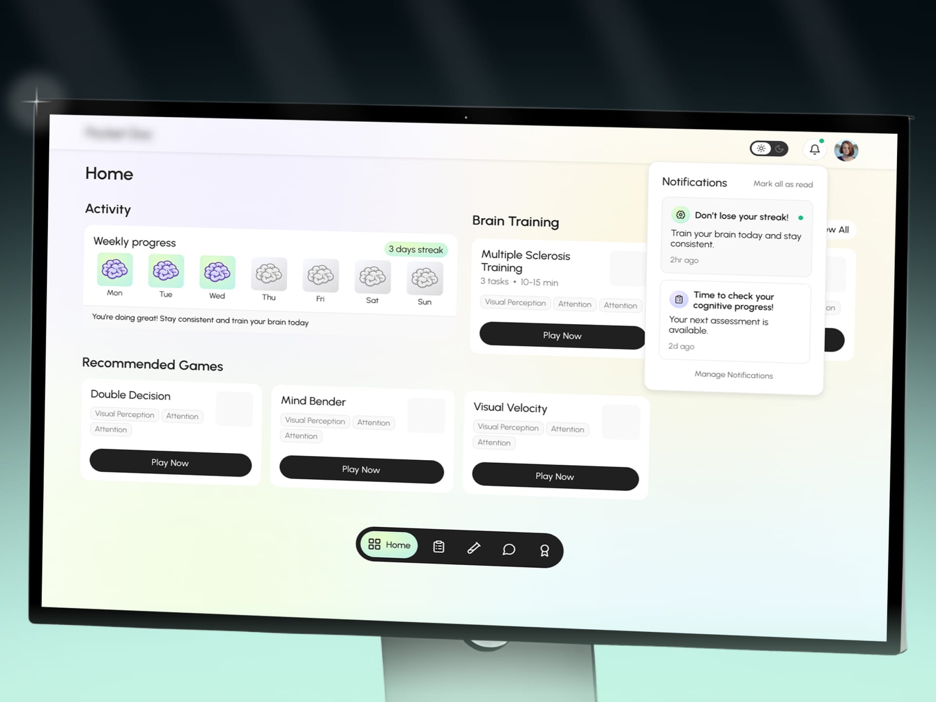 An AI‑Powered Cognitive Training and Brain Health Platform
