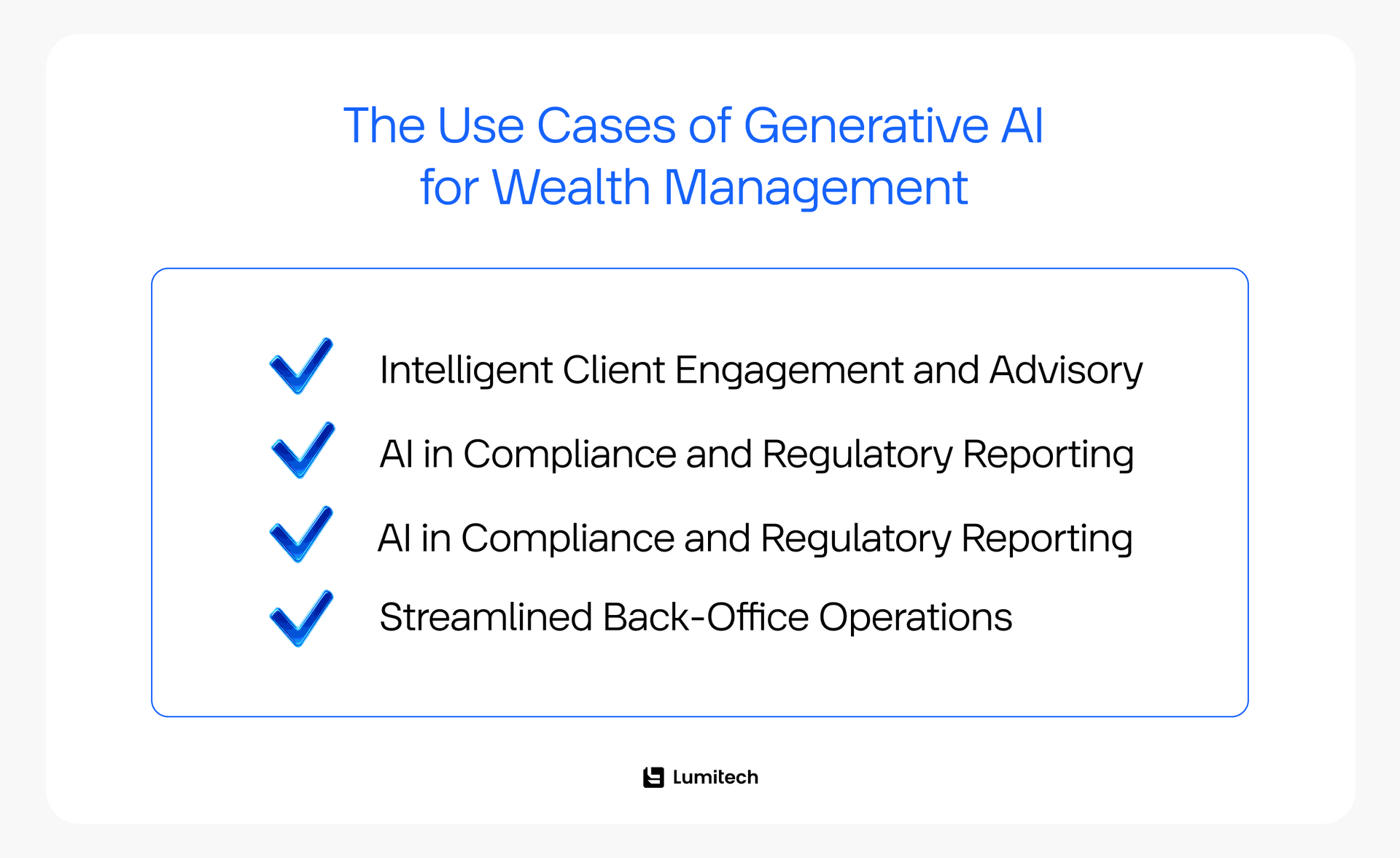 The Use Cases of Generative AI for Wealth Management