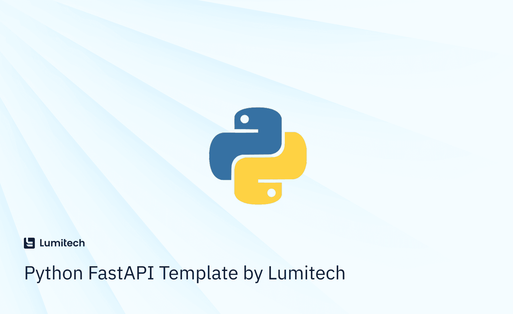 Featured image for blog post: Python FastAPI Template by Lumitech
