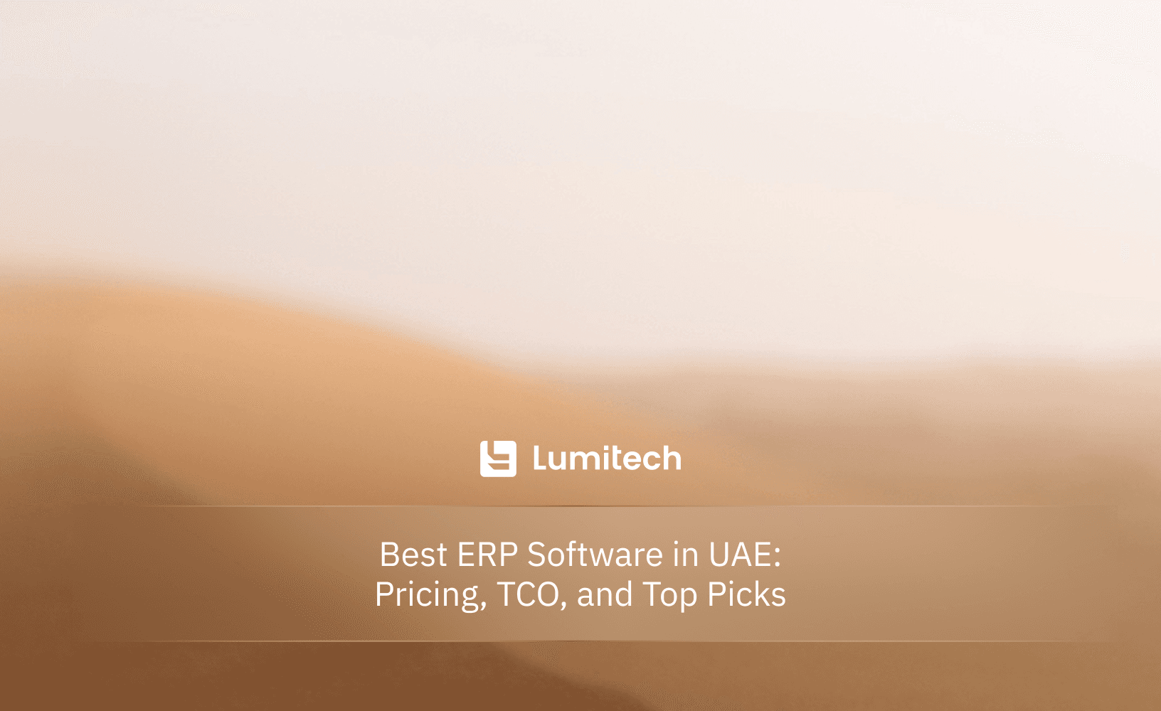 Featured image for blog post: Best ERP Software in UAE: Pricing, TCO, and Top Picks