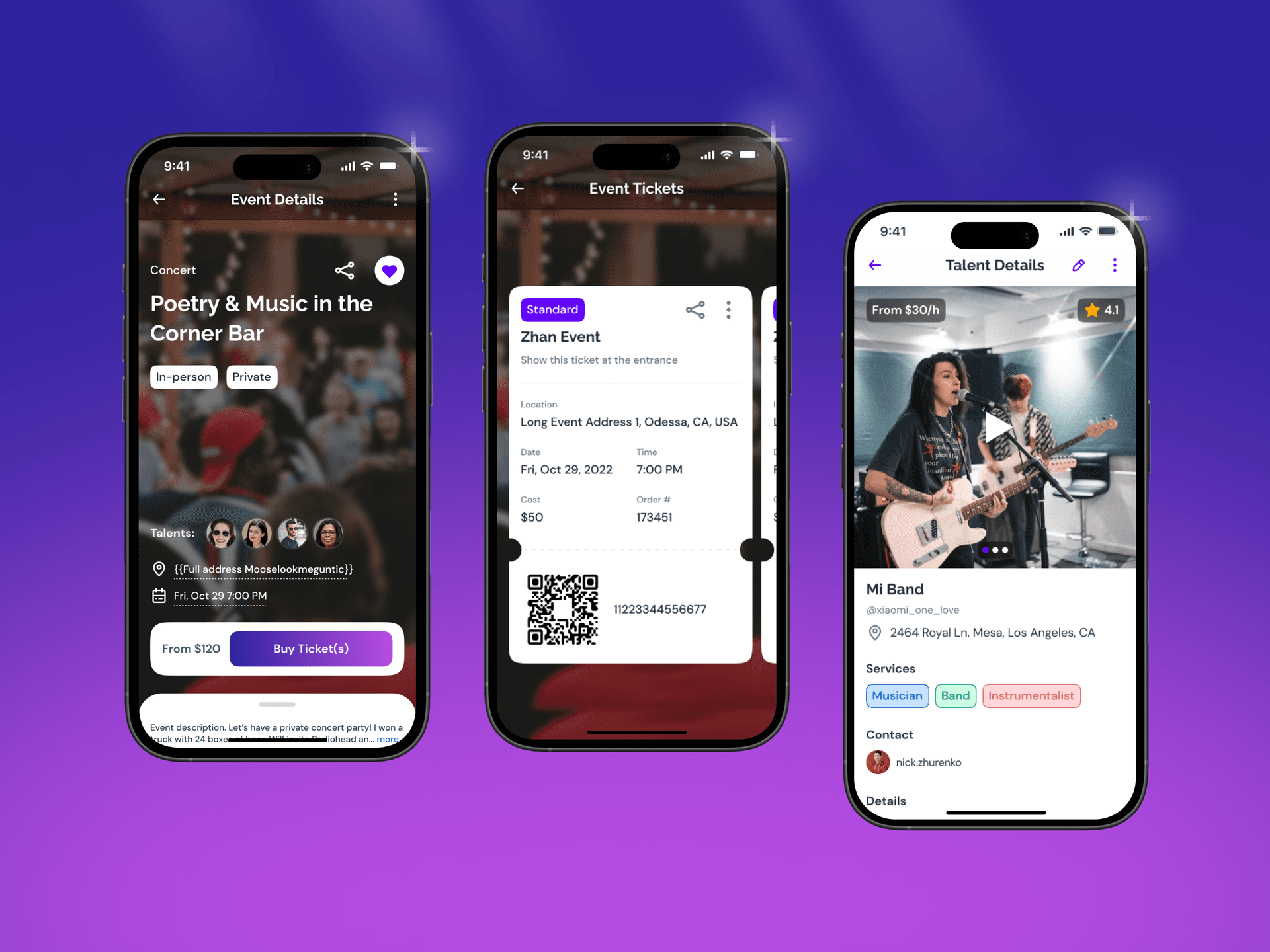 Modern, visually rich interface
