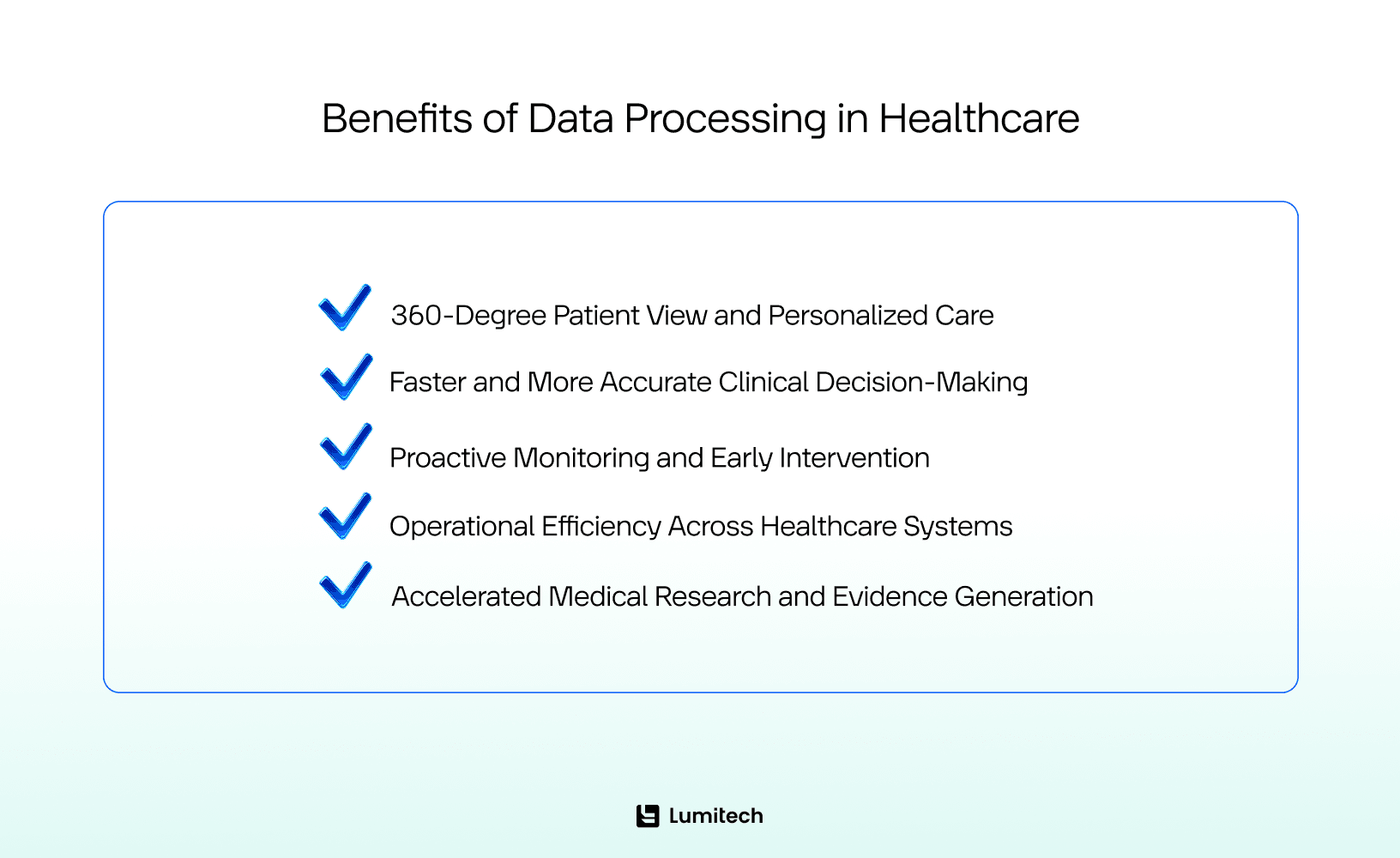 Benefits of Data Processing in Healthcare