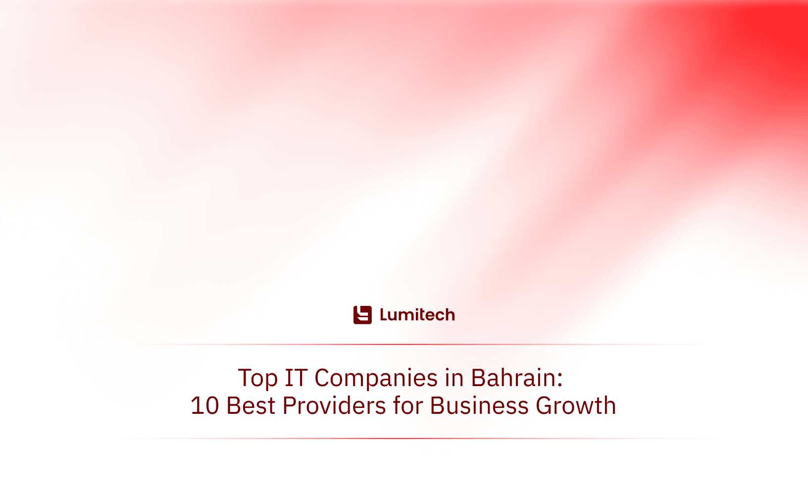 Featured image for blog post: Top IT Companies in Bahrain: 10 Best Providers for Business Growth