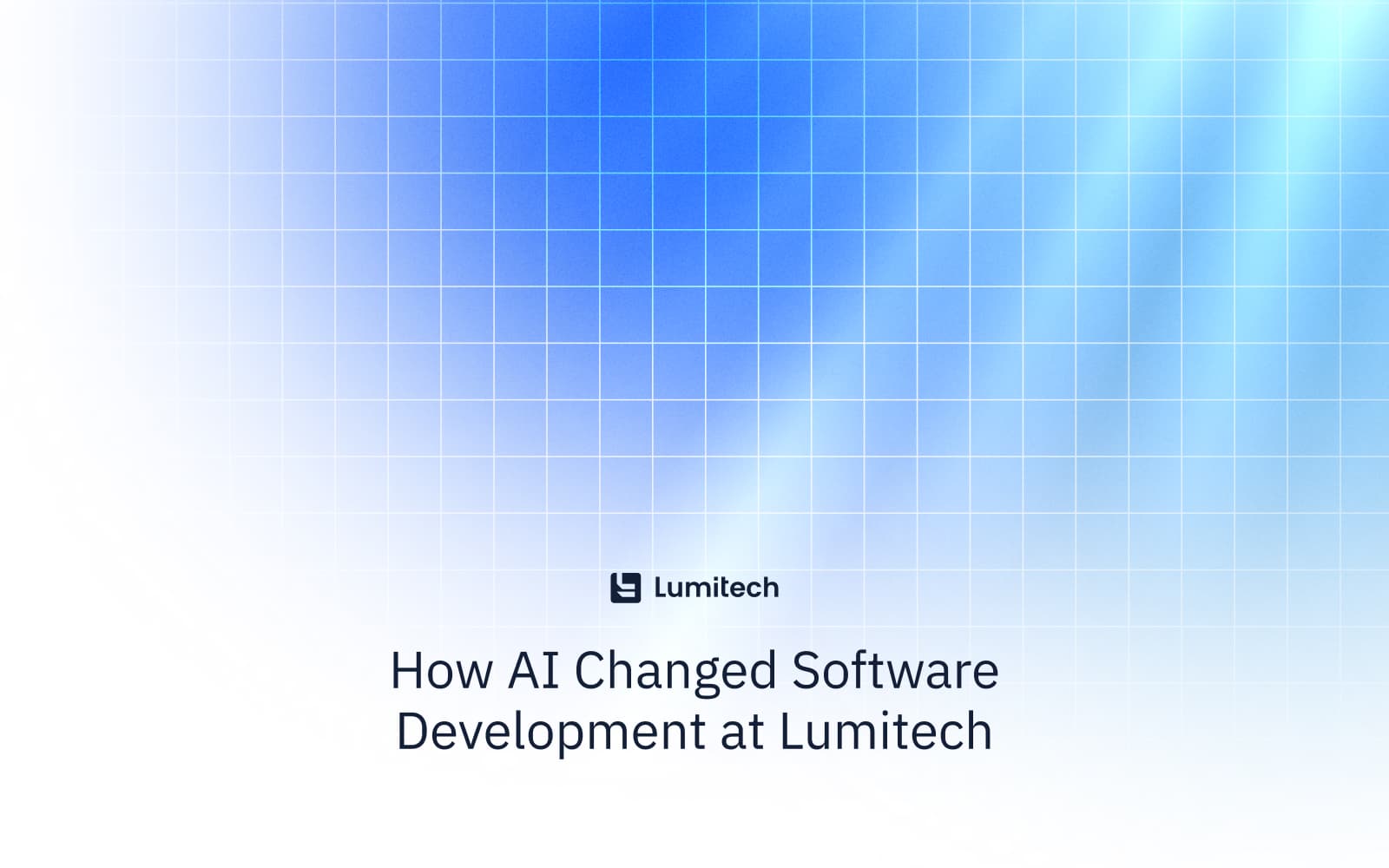 Featured image for blog post: How AI Changed Software Development at Lumitech
