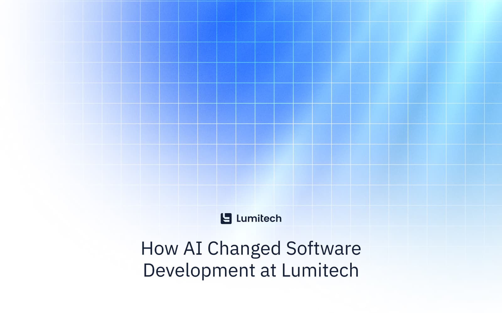 Featured image for blog post: How AI Changed Software Development at Lumitech