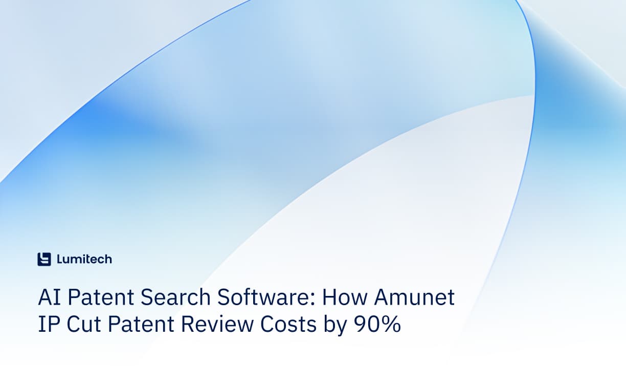 AI Patent Search Software: How Amunet IP Cut Patent Review Costs by 90%