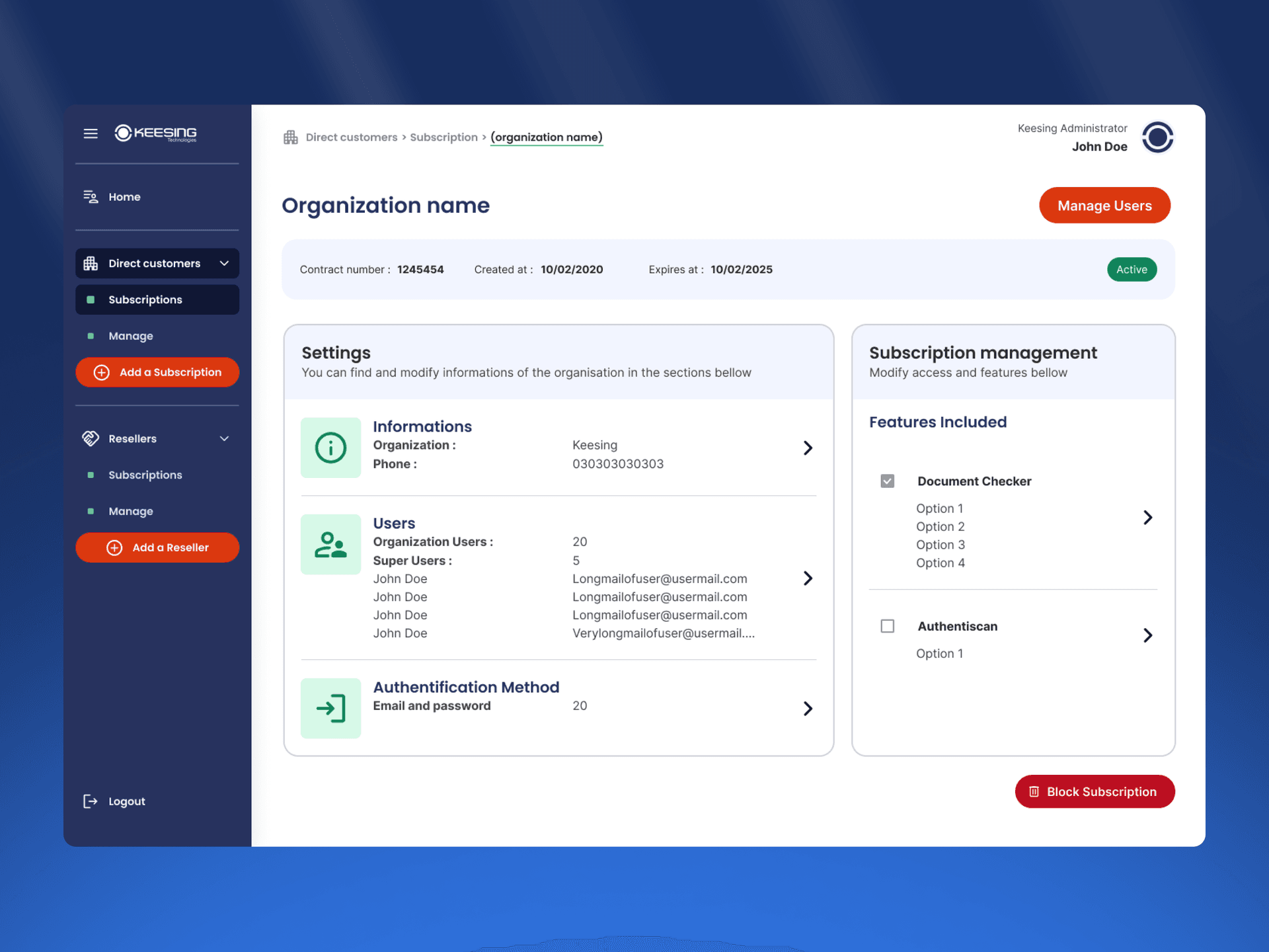 Responsive SaaS verification platform UI design