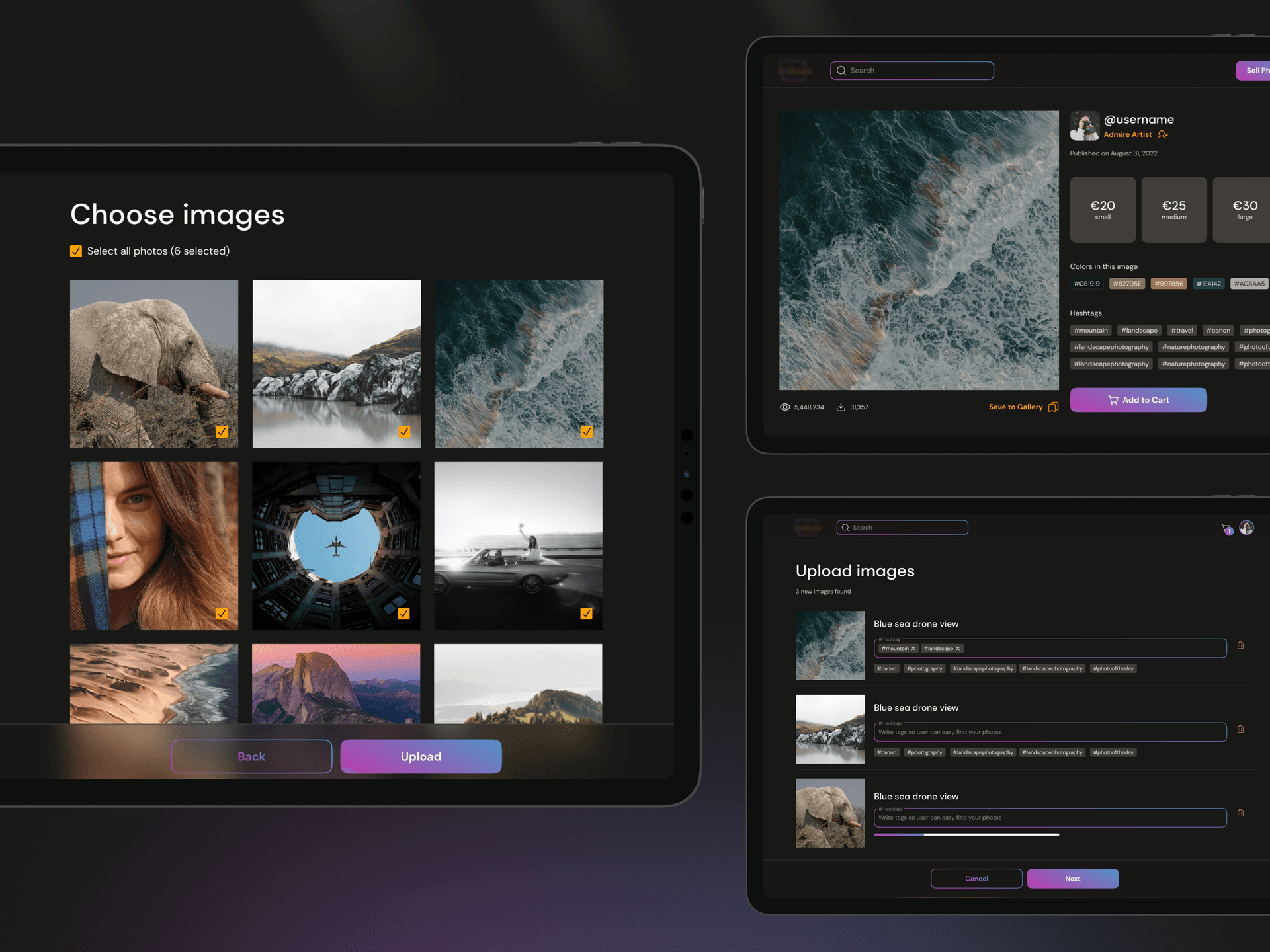 Developing an MVP of a stock photography platform