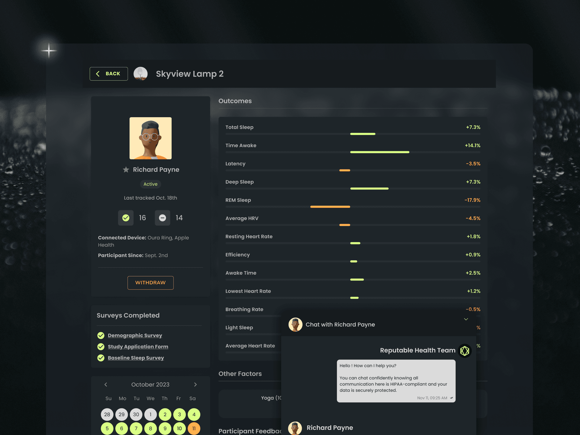 admin panel