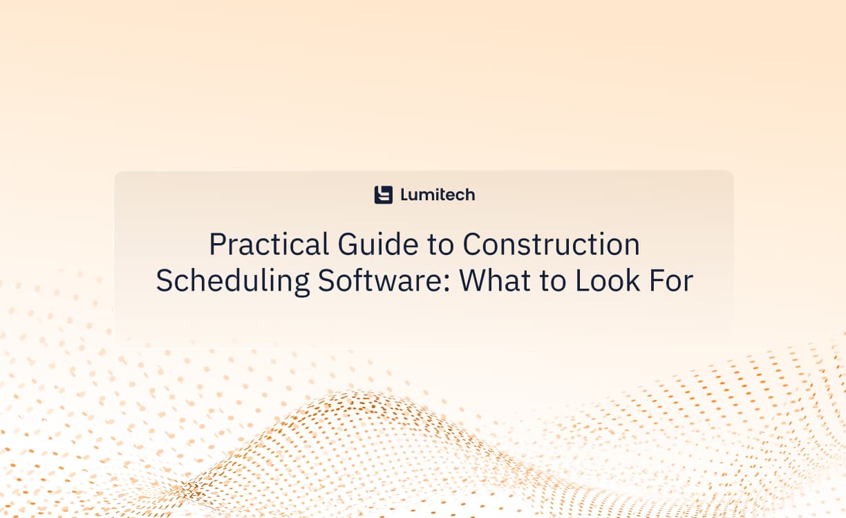 Featured image for blog post: Practical Guide to Construction Scheduling Software: What to Look For