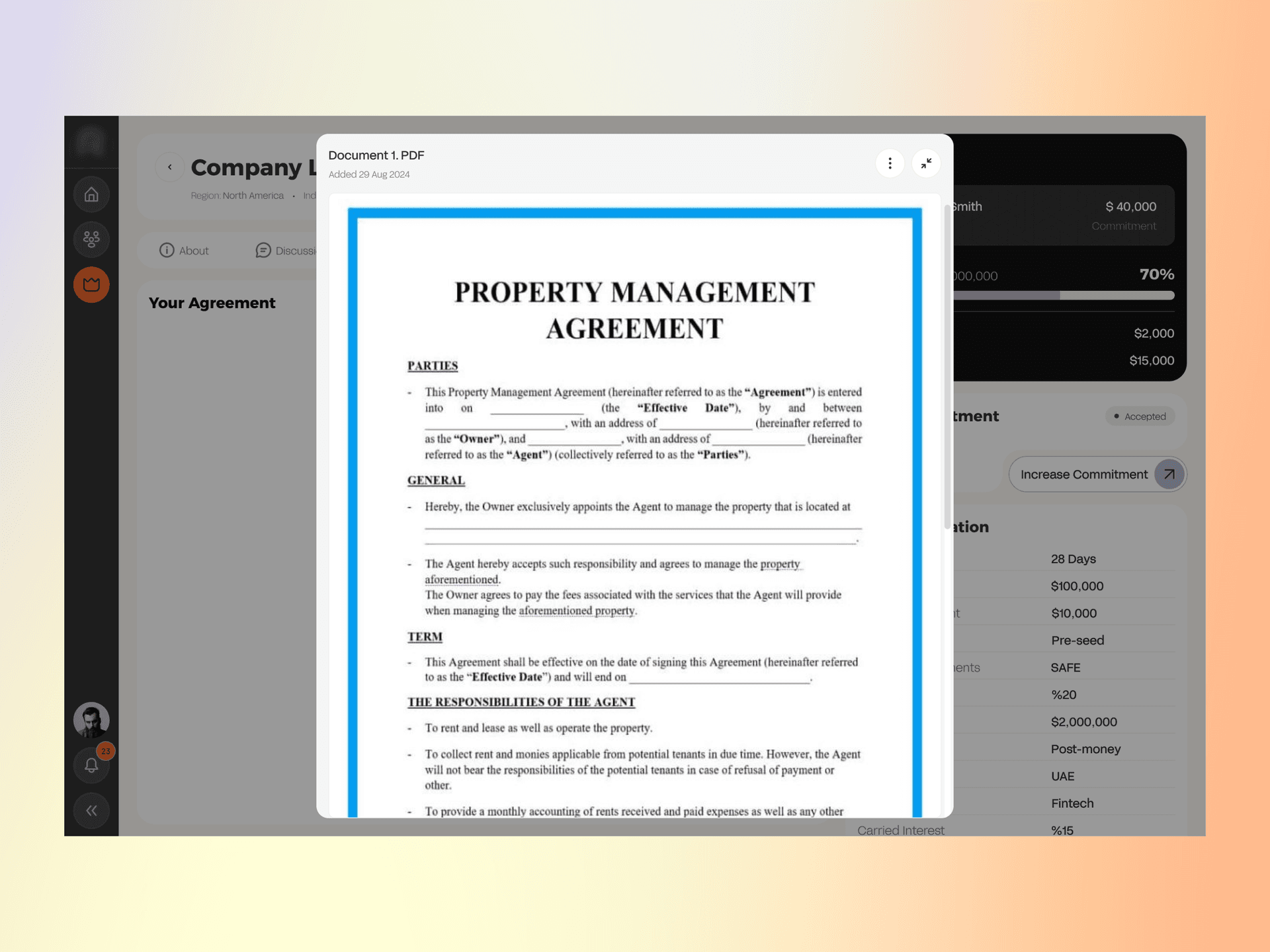 Generative Legal Document Analysis