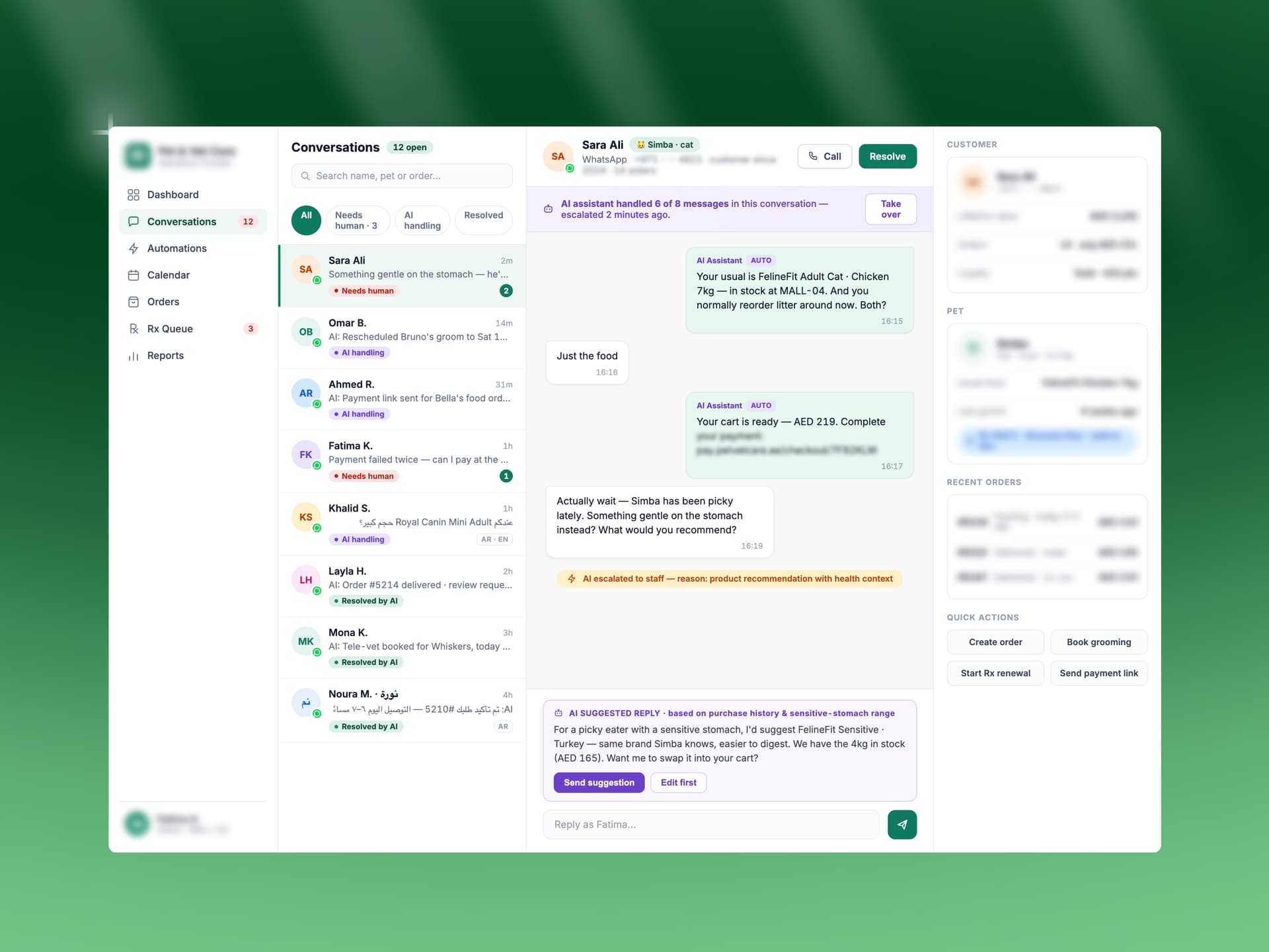 Smart Cart and Payment Links