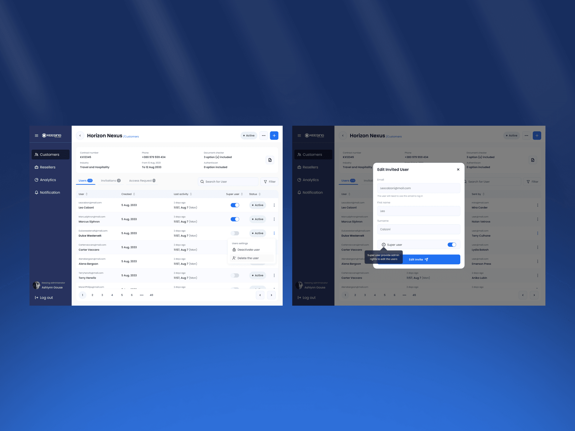 Role-Based Access Control in SaaS verification platform