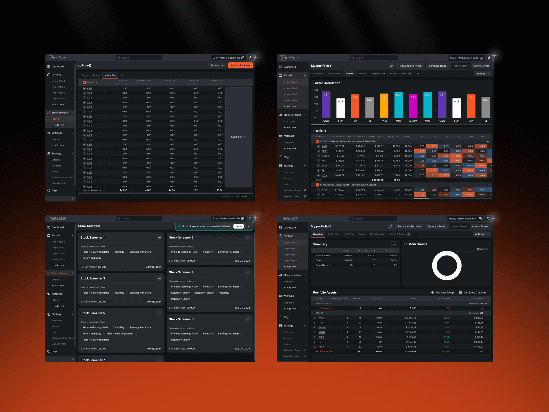 SignalSigma: Analytics-Driven Investment Platform