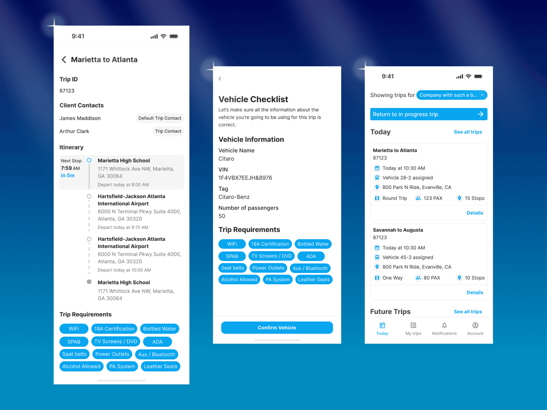 Bus booking system