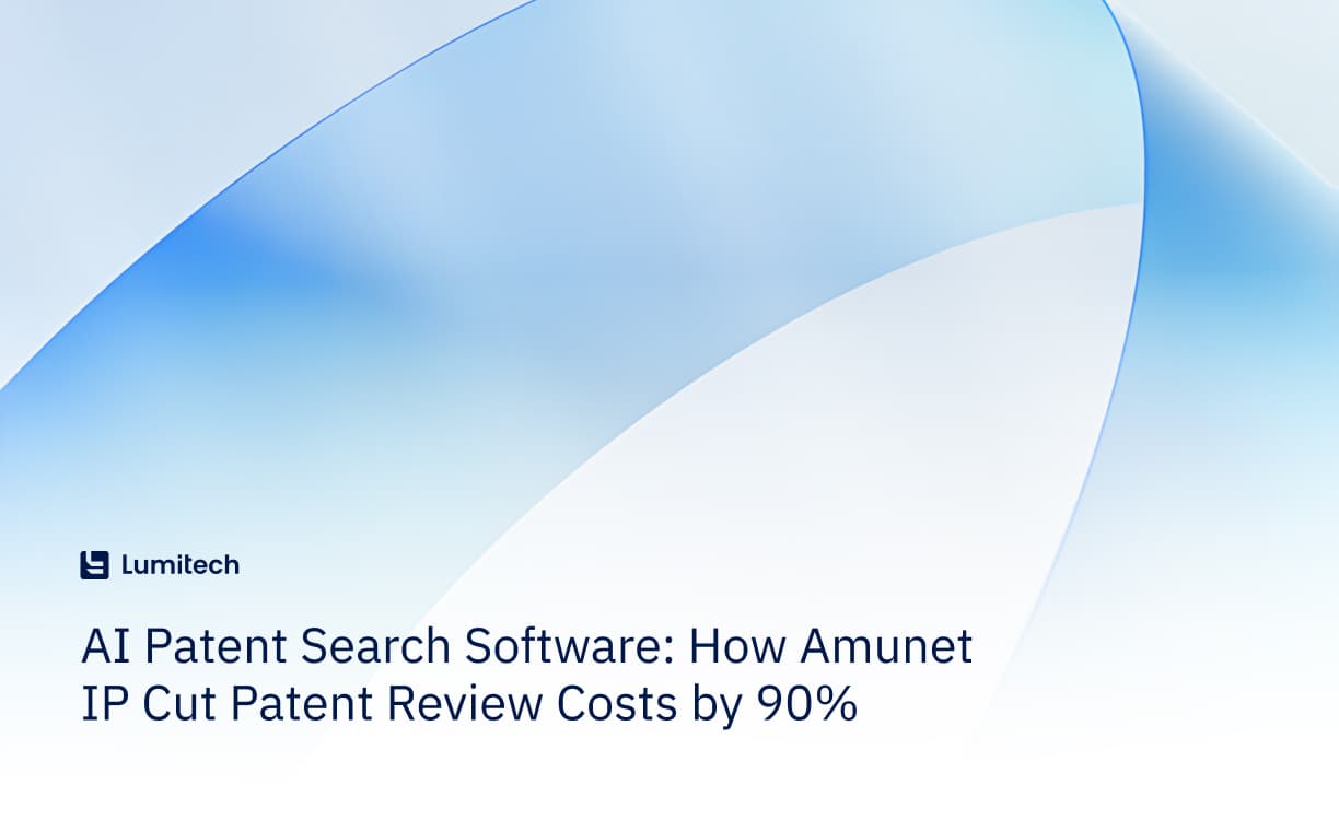 AI Patent Search Software: How Amunet IP Cut Patent Review Costs by 90%