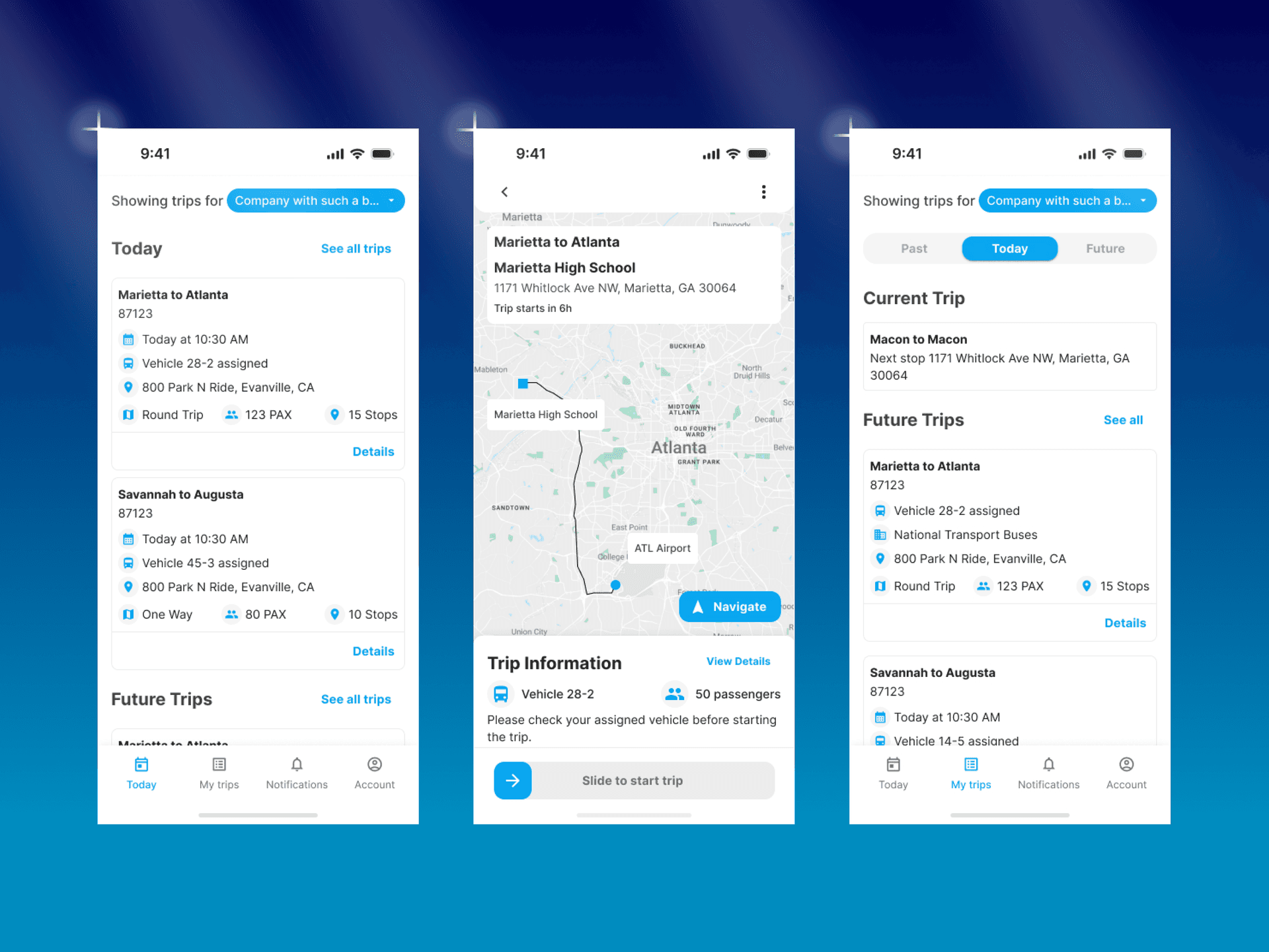 App development for the transportation industry