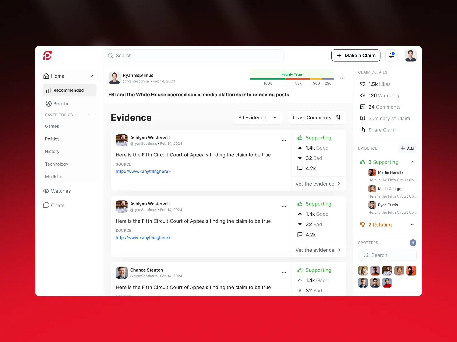 Fighting Misinformation with an AI-Driven Social Platform