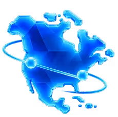 North America map illustration for United States markets